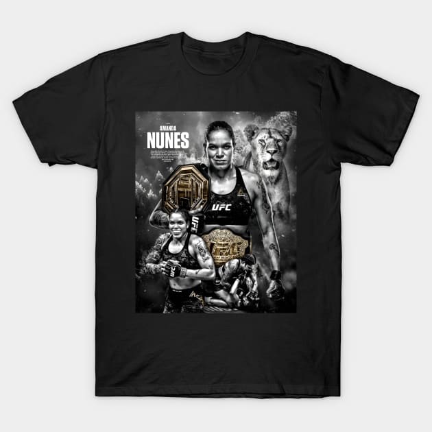 Amanda 'The Lioness' Nunes T-Shirt by Fit-Flex